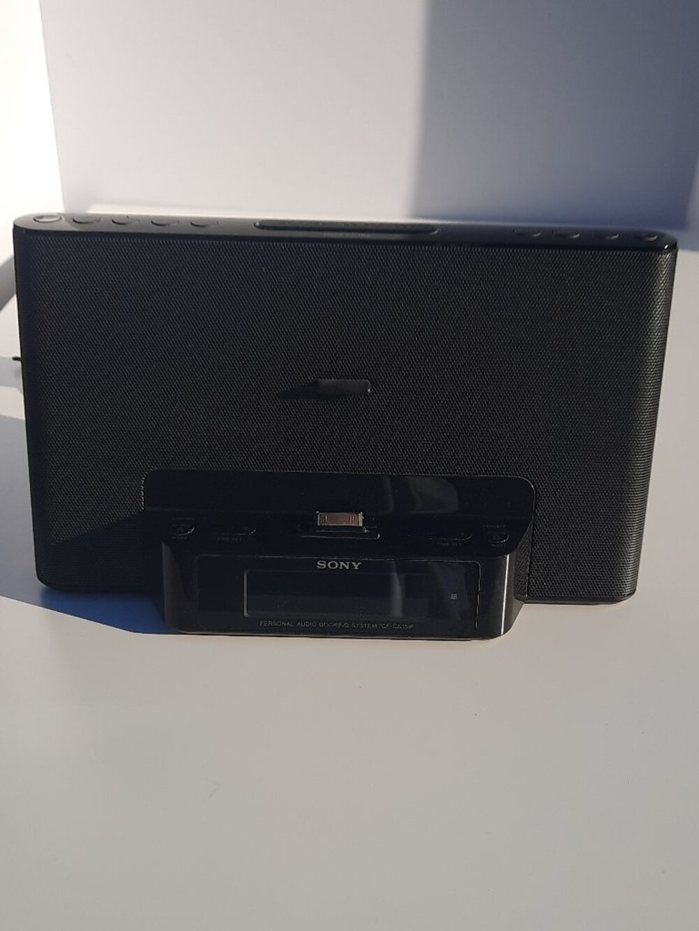 Sony Model ICF-CS15iP Dream Machine Personal Audio iPod Docking System Works